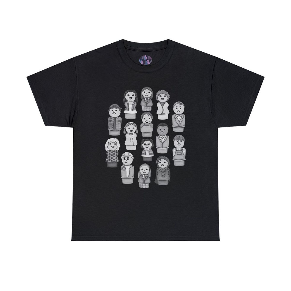 Thumbnail: Stars Hollow Inhabitants - Unisex Heavy Cotton Tee