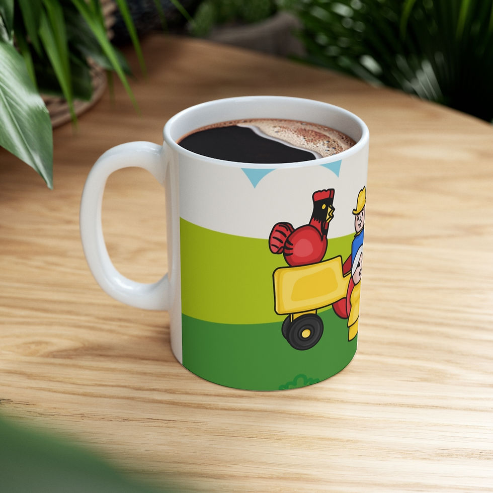Thumbnail: Farm Family Ceramic Mug 11oz