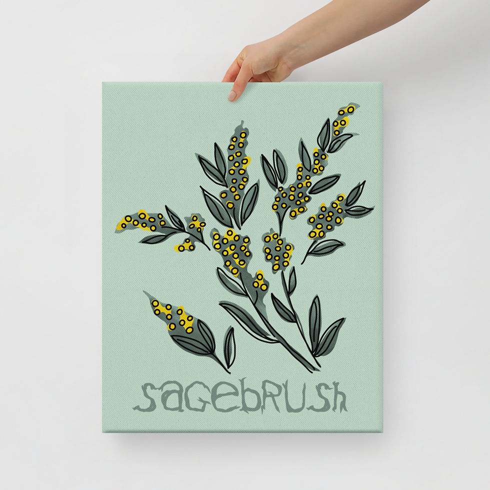 Thumbnail: Sagebrush Canvas Print