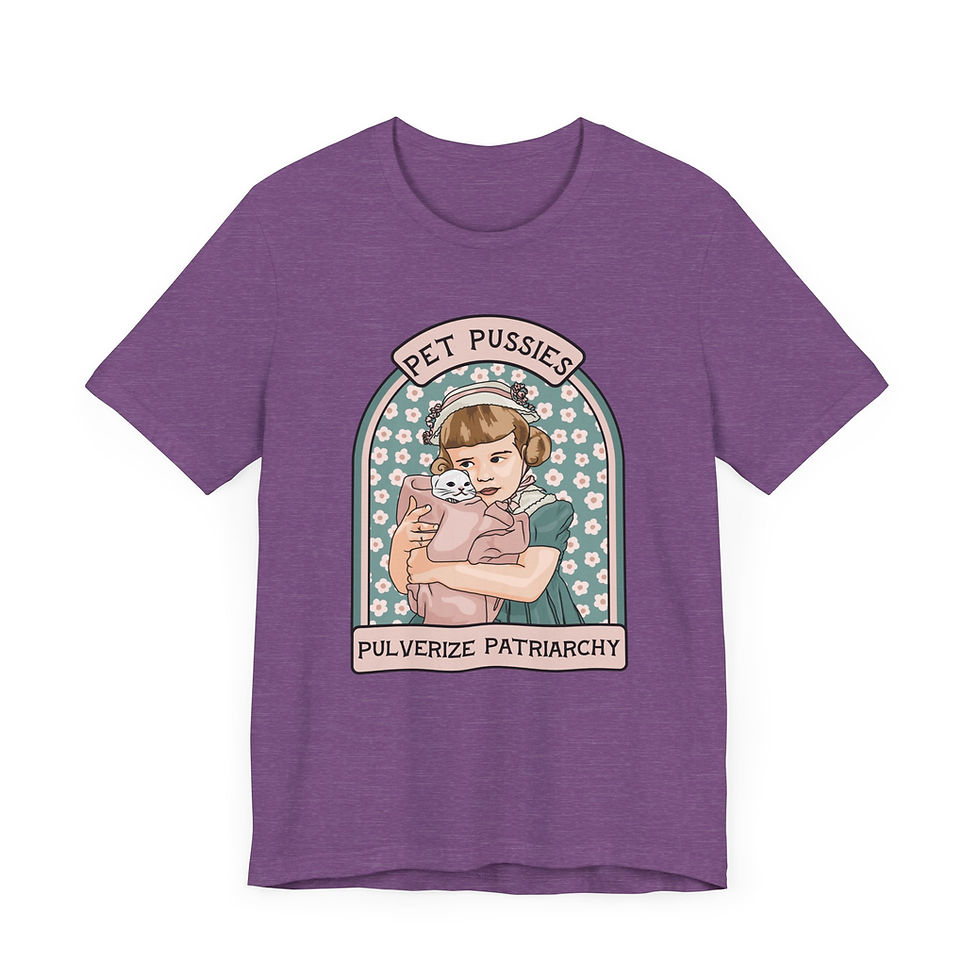 Thumbnail: Pet Pussies - Pulverize Patriarchy - Retro Vintage Unisex T-Shirt  