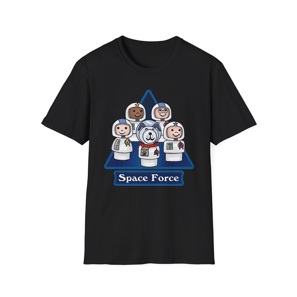 Thumbnail: Vintage Space Force Team Unisex Softstyle T-Shirt