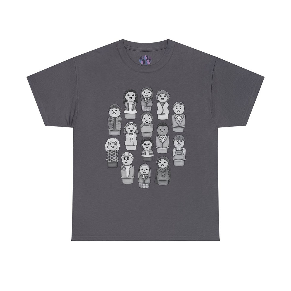 Thumbnail: Stars Hollow Inhabitants - Unisex Heavy Cotton Tee