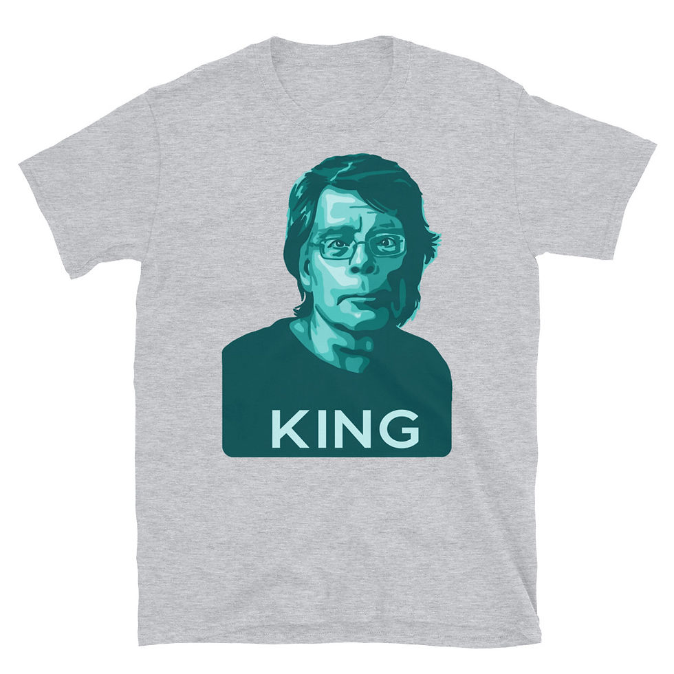 Thumbnail: Stephen King Portrait and Quote Short-Sleeve Unisex T-Shirt