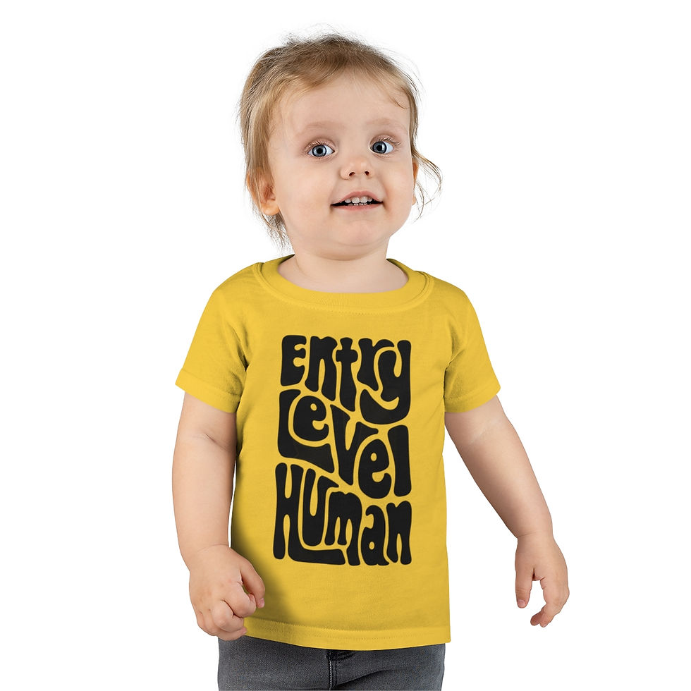 Thumbnail: Entry Level Human Word Art Toddler T-shirt
