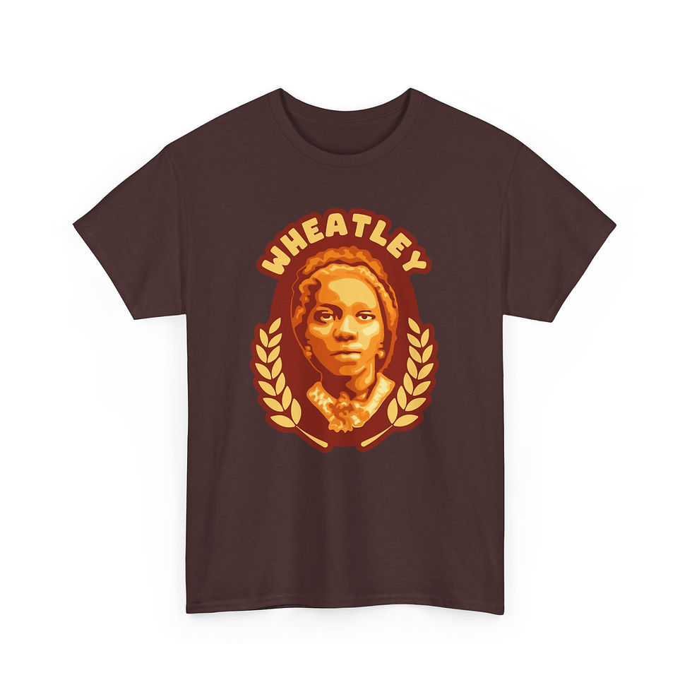 Thumbnail: Phillis Wheatley Portrait Unisex Heavy Cotton Tee