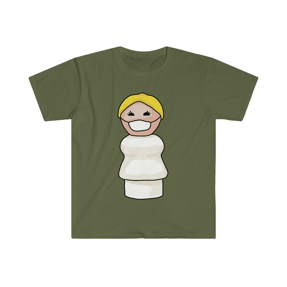 Thumbnail: FP Little People Health Care Worker Unisex Softstyle T-Shirt