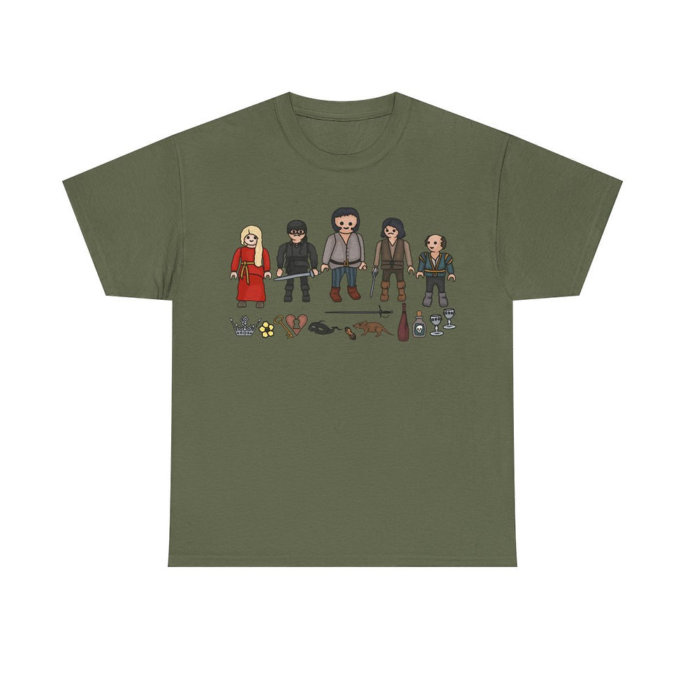 Thumbnail: Princess Bride All-Over Print Unisex Heavy Cotton Tee