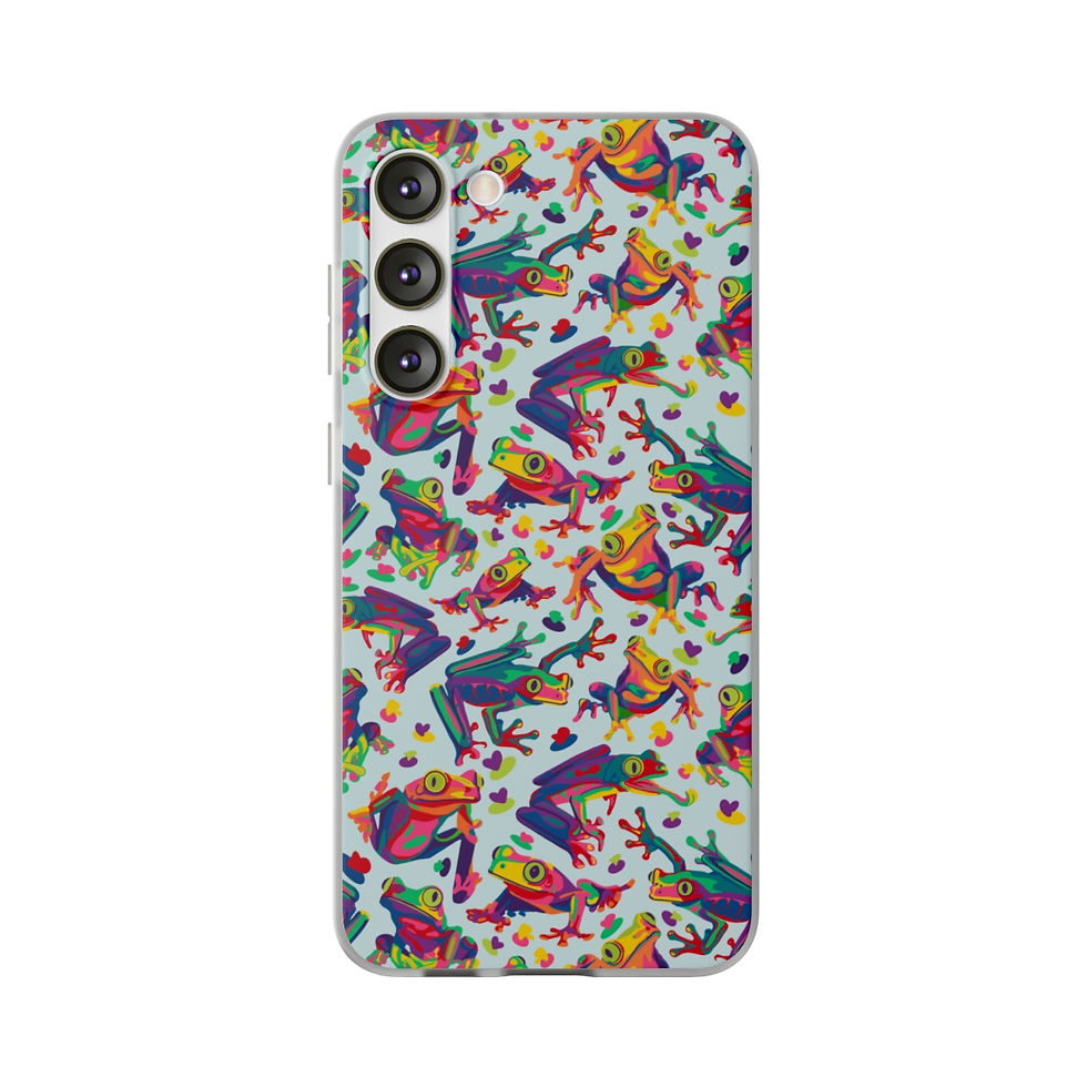 Thumbnail: Rainbow Tree Frogs Flexi Cases