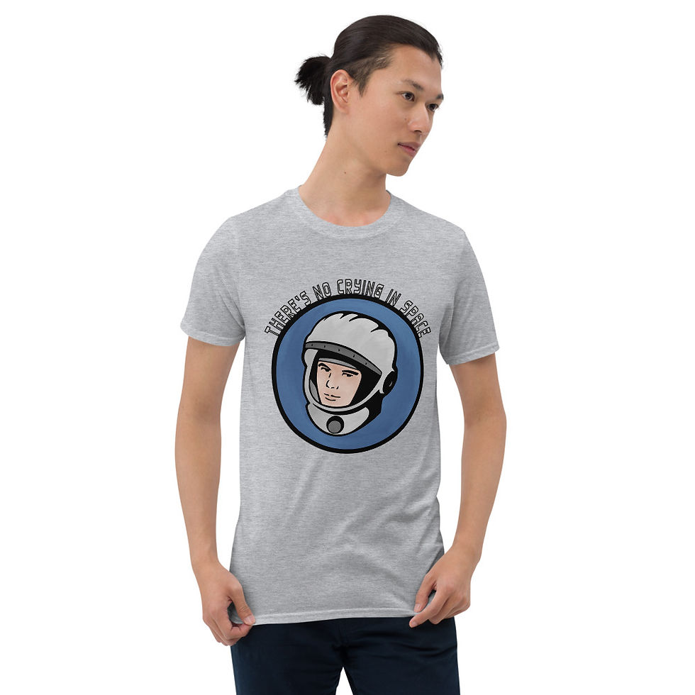 Thumbnail: There's No Crying In Space - Short-Sleeve Unisex T-Shirt