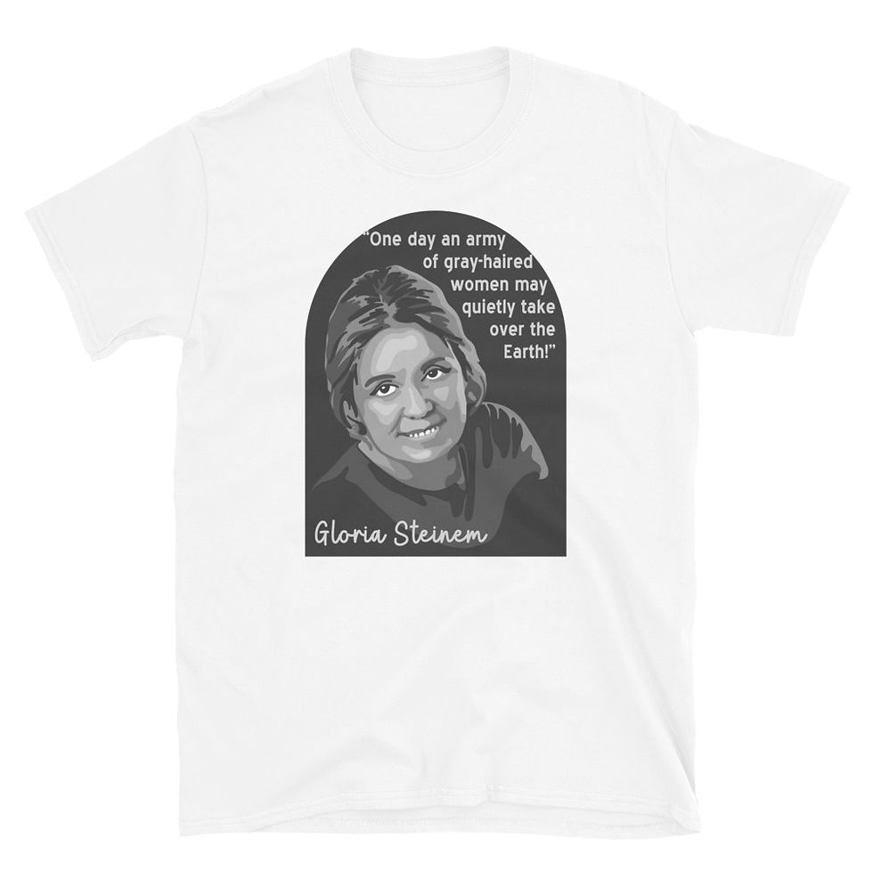 Thumbnail: Gloria Steinem Portrait and Quote Short-Sleeve Unisex T-Shirt