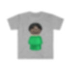 Thumbnail: Little People Green Girl Unisex Softstyle T-Shirt