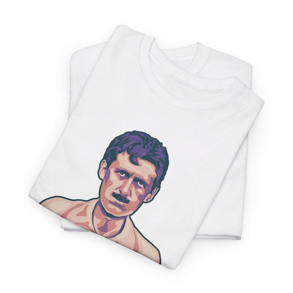 Thumbnail: George Orwell Portrait and Quote Unisex Heavy Cotton Tee