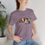 Thumbnail: English Bulldog Napping Unisex Graphic Print T-Shirt 
