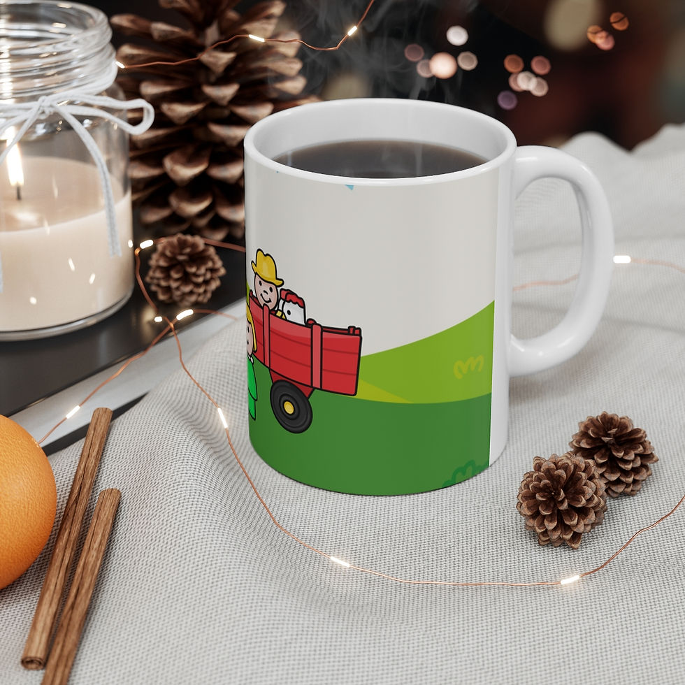 Thumbnail: Farm Family Ceramic Mug 11oz
