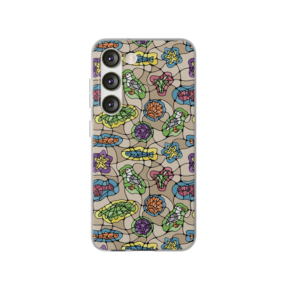 Thumbnail: Beach Stained Glass Flexi Cases