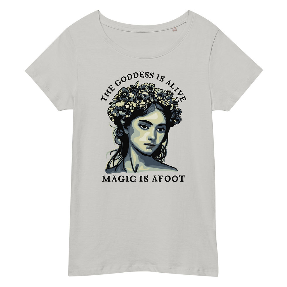 Thumbnail: The Goddess Is Alive - Magic Is Afoot Women’s basic organic t-shirt