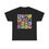 Thumbnail: Mid Century Modern Patches in 50s Color Scheme Unisex Heavy Cotton Tee