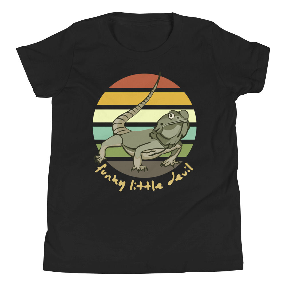 Chinese Water Dragon Funky Little Devil - Youth Short Sleeve T-Shirt