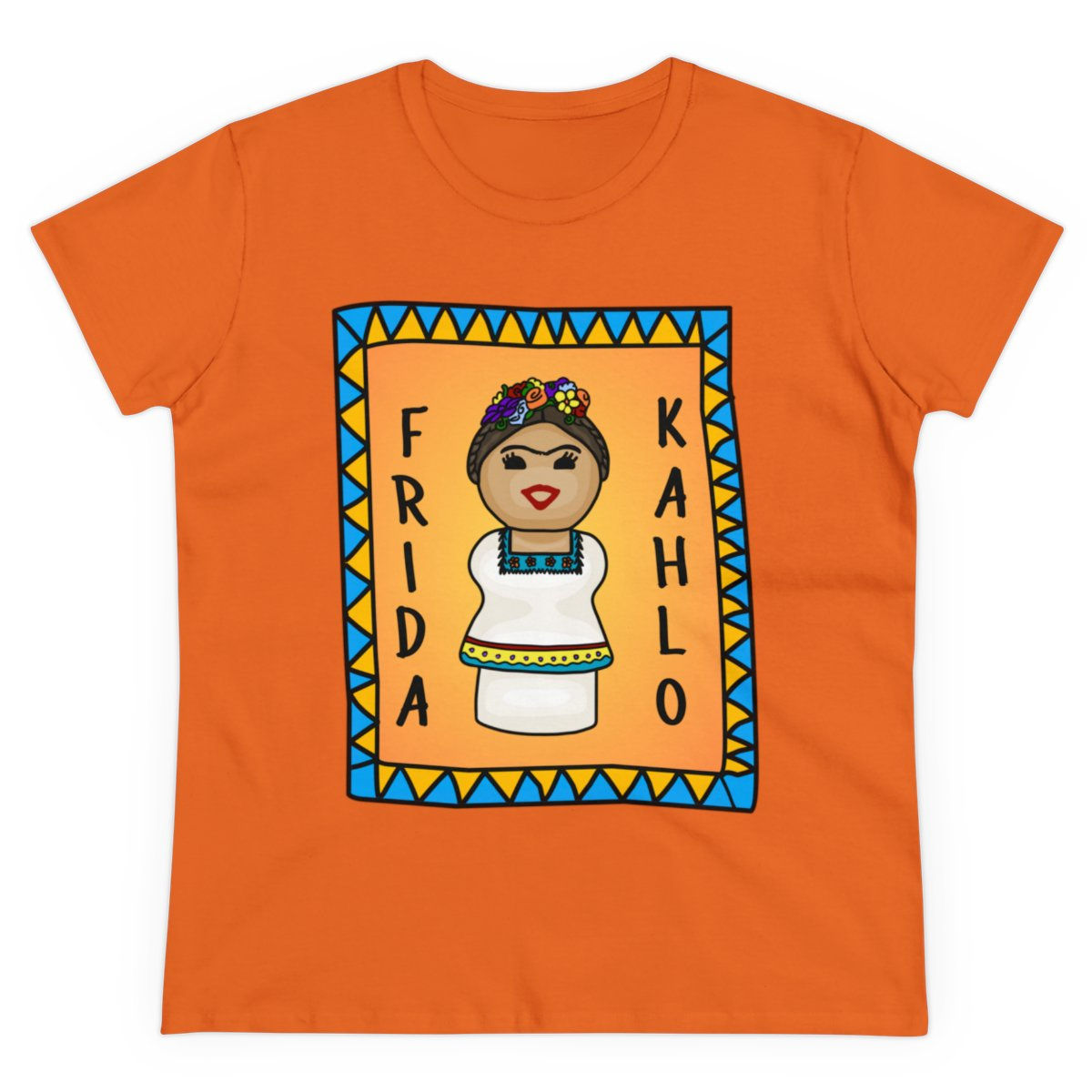 Frida Kahlo Women's Midweight Cotton Tee