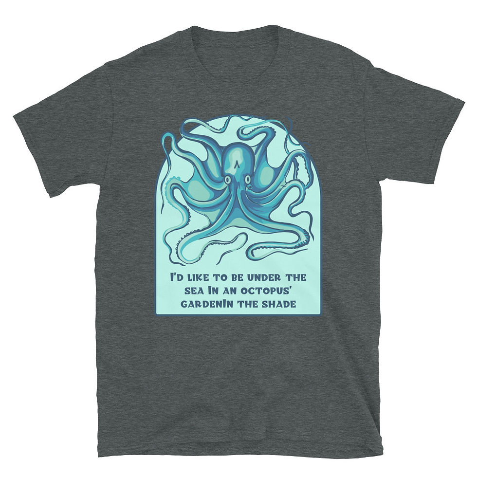 Thumbnail: Octupus' Gatdern Short-Sleeve Unisex T-Shirt