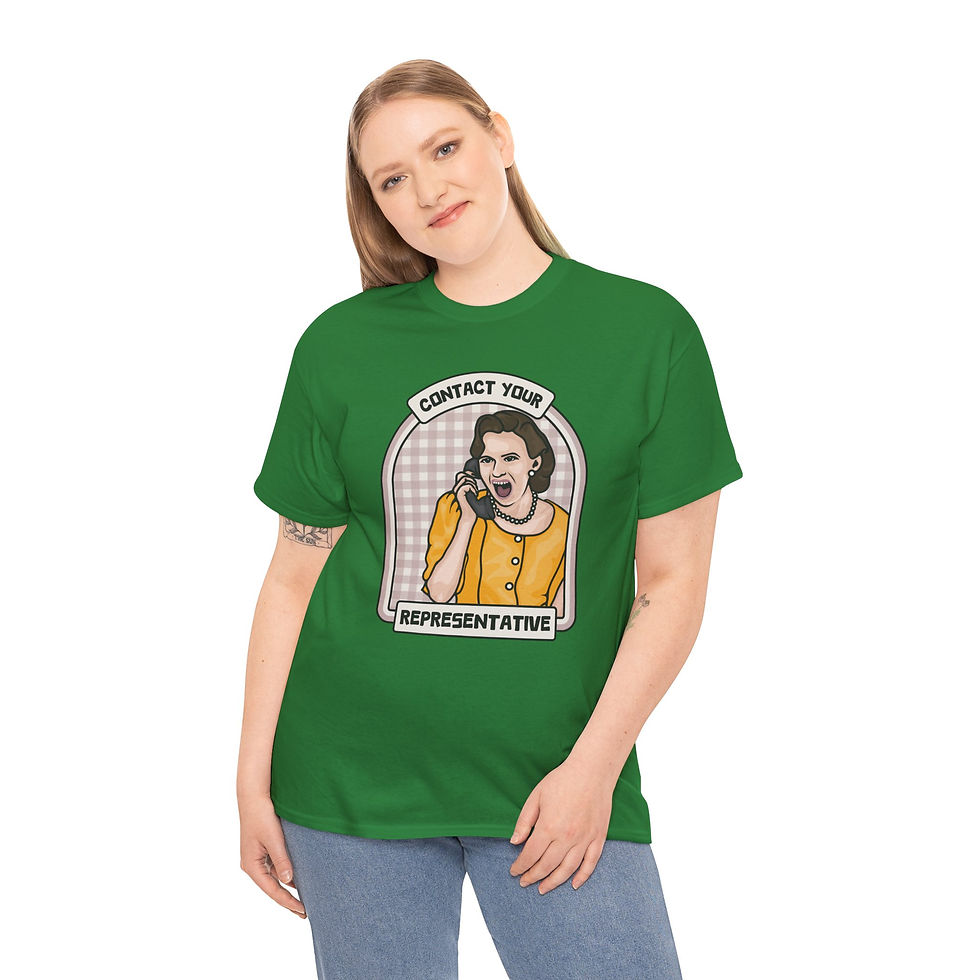 Thumbnail: Contact Your Representative Unisex Heavy Cotton Tee