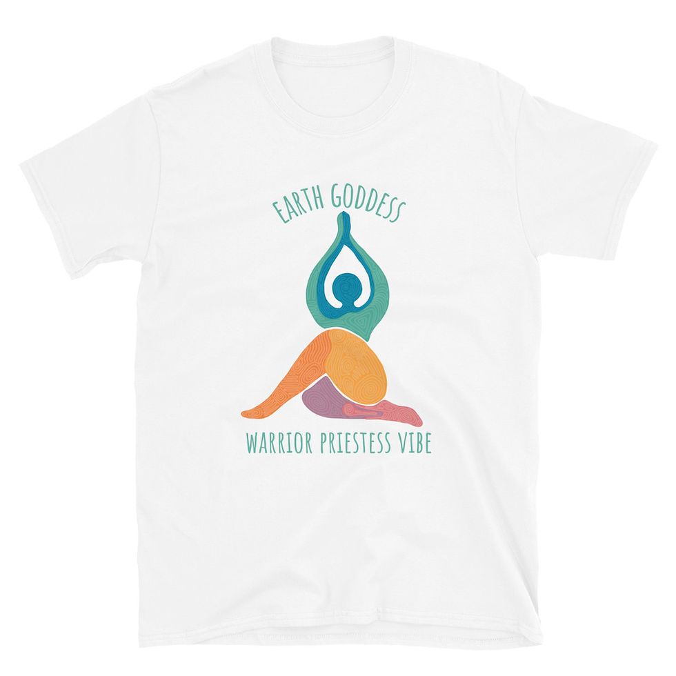 Thumbnail: Earth Goddess Warrior Priestess Vibe - Short-Sleeve Unisex T-Shirt