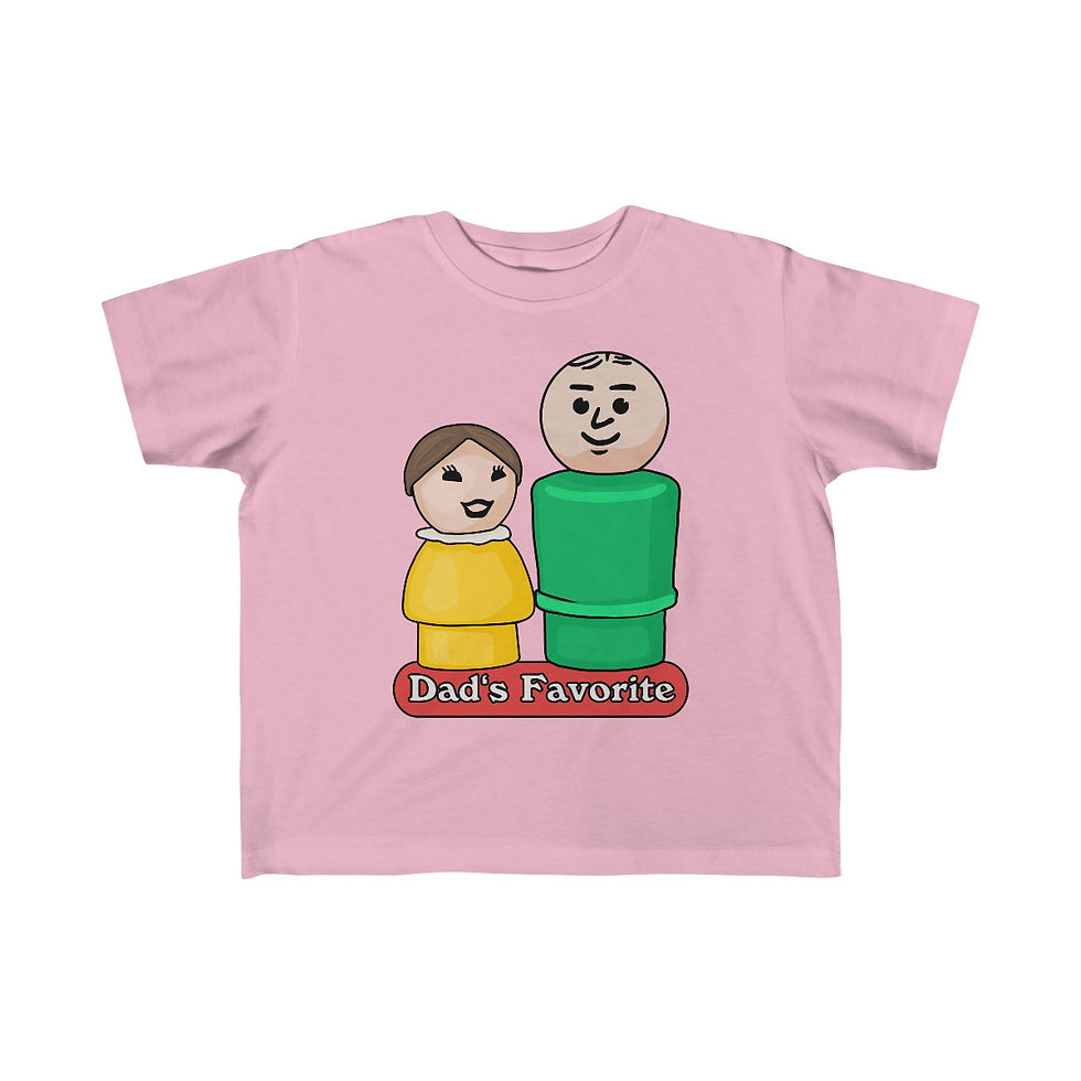 Thumbnail: Little People Dad's Favorite Toddler's Fine Jersey Tee