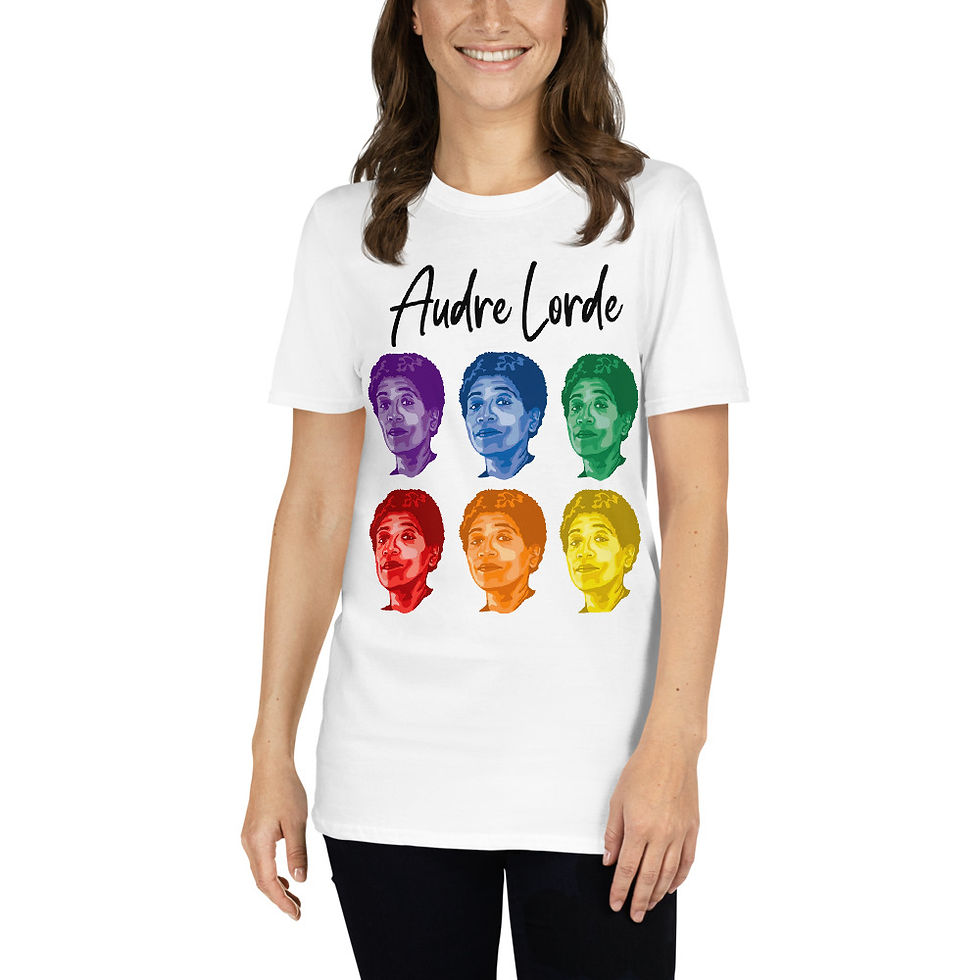 Thumbnail: Audre Lorde Portrait and Quote Short-Sleeve Unisex T-Shirt