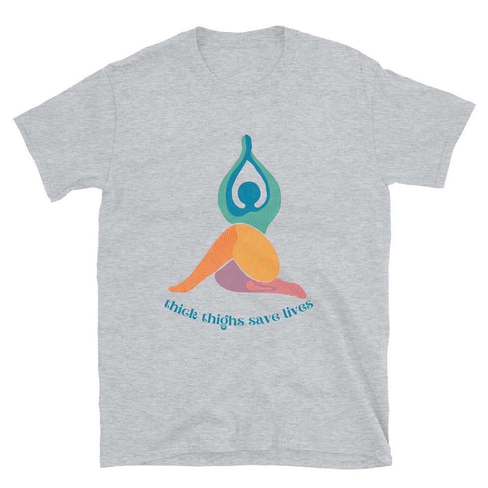 Thick Thighs Save Lives - Short-Sleeve Unisex T-Shirt