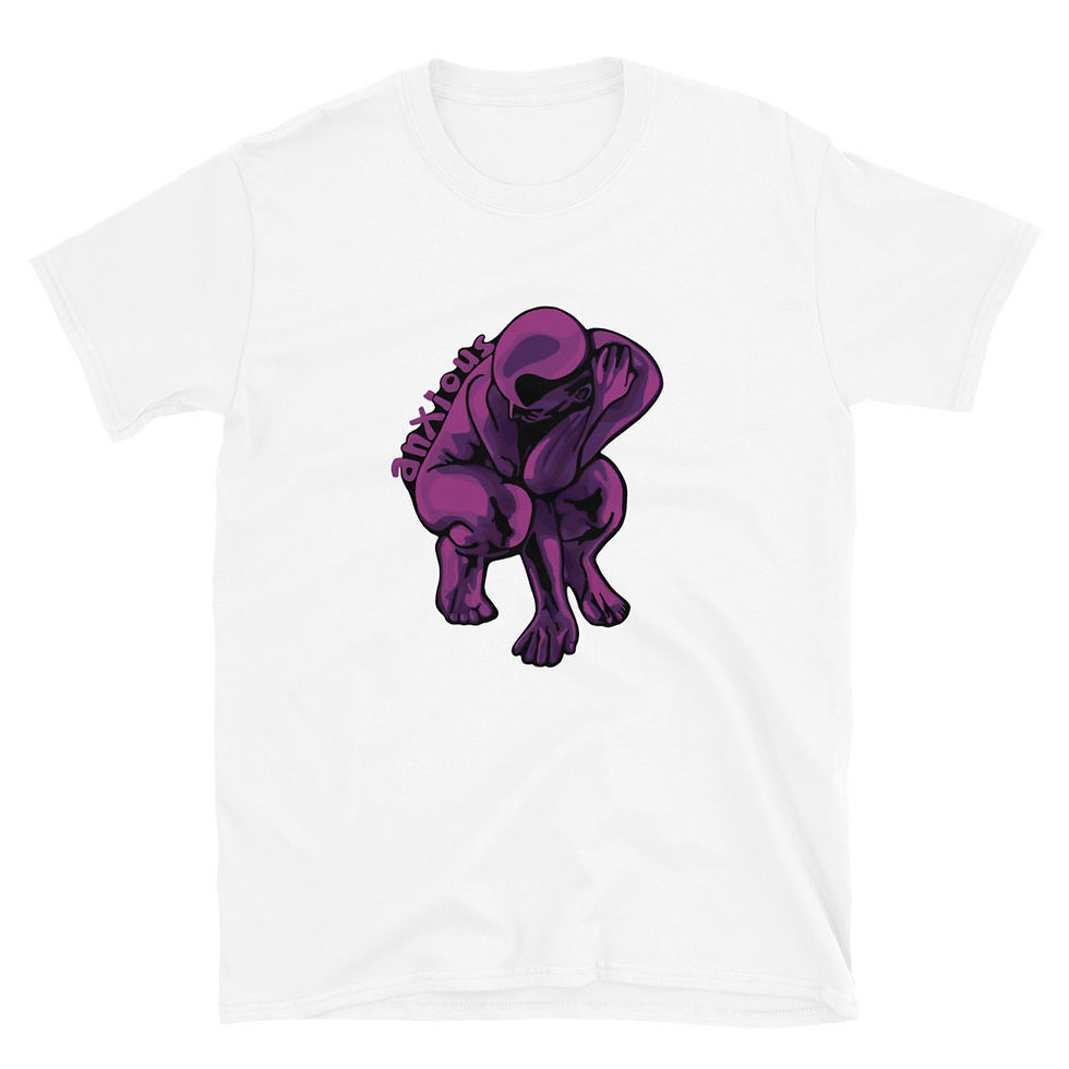 Thumbnail: Anxiety - Short-Sleeve Unisex T-Shirt