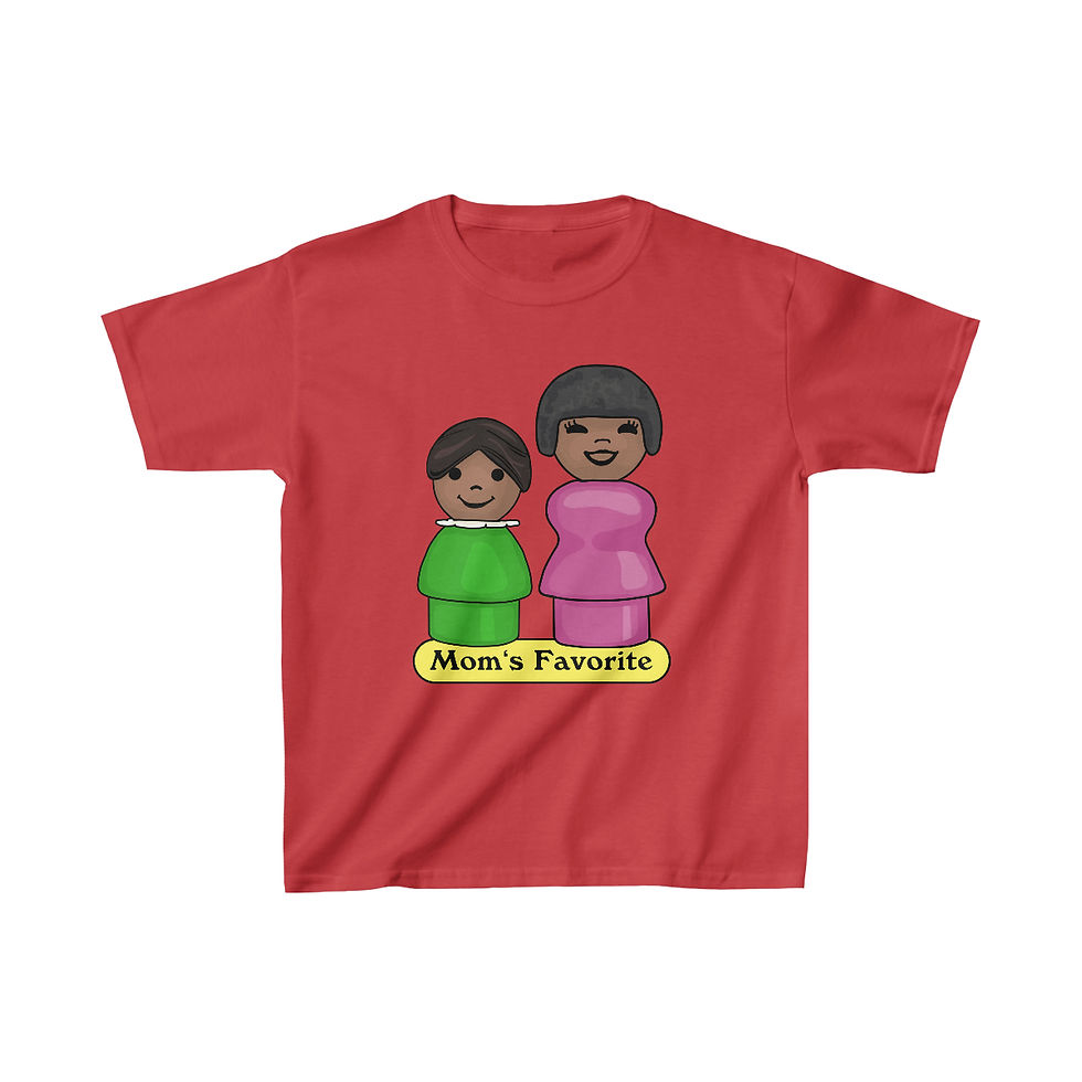 Thumbnail: Little People Mom's Favorite Kids Heavy Cotton™ Tee