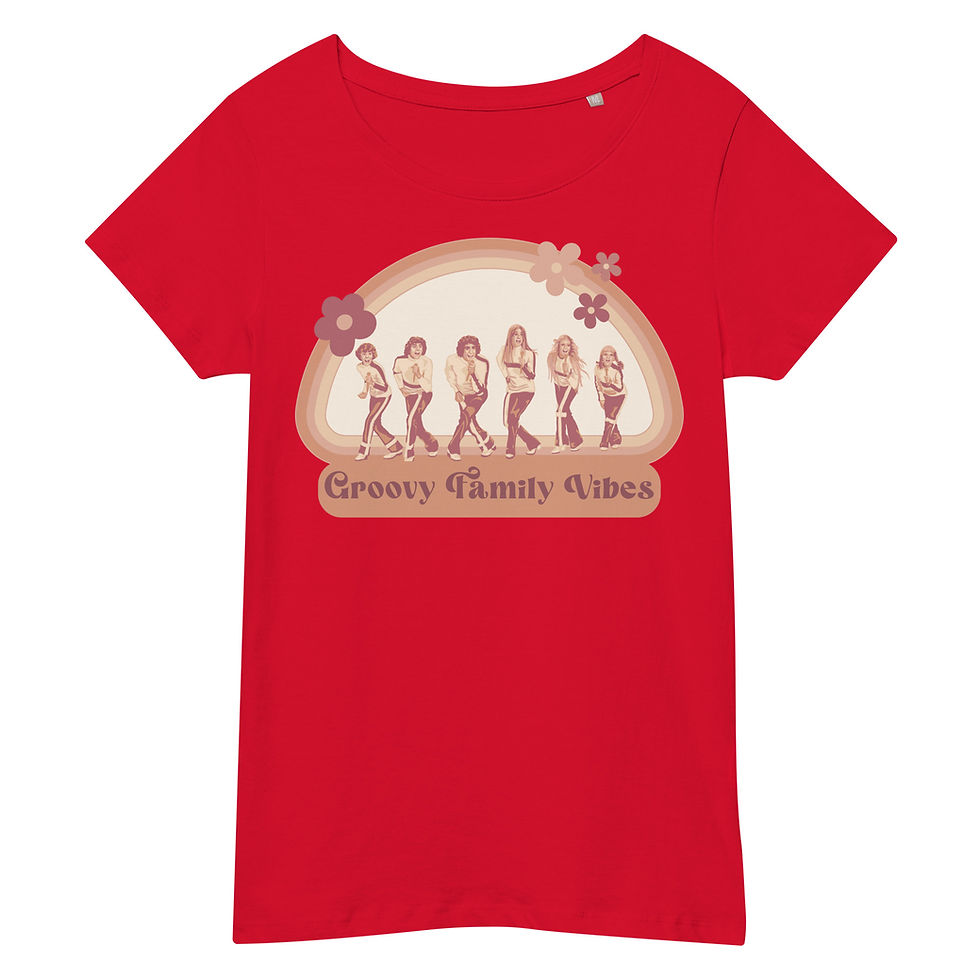 Thumbnail: Groovy Family Vibes Women’s basic organic t-shirt