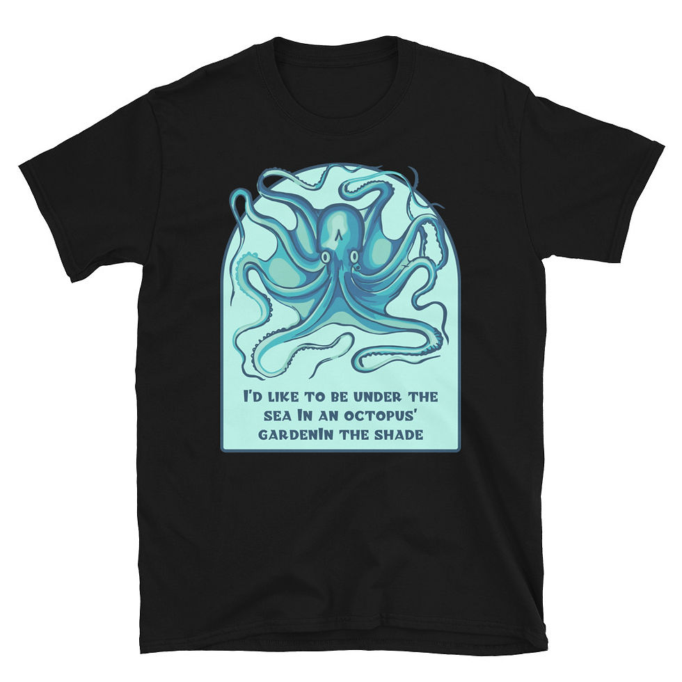 Thumbnail: Octupus' Gatdern Short-Sleeve Unisex T-Shirt