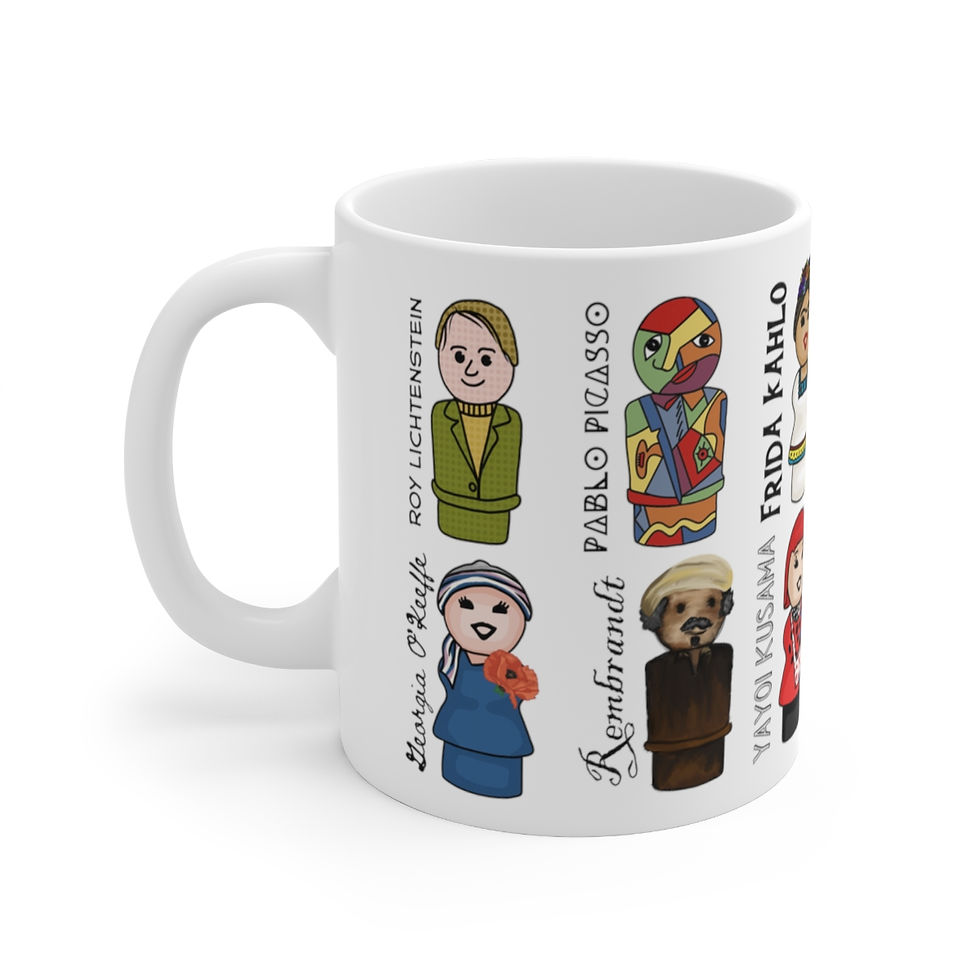 Thumbnail: Portraits of the Artists Ceramic Mug 11oz