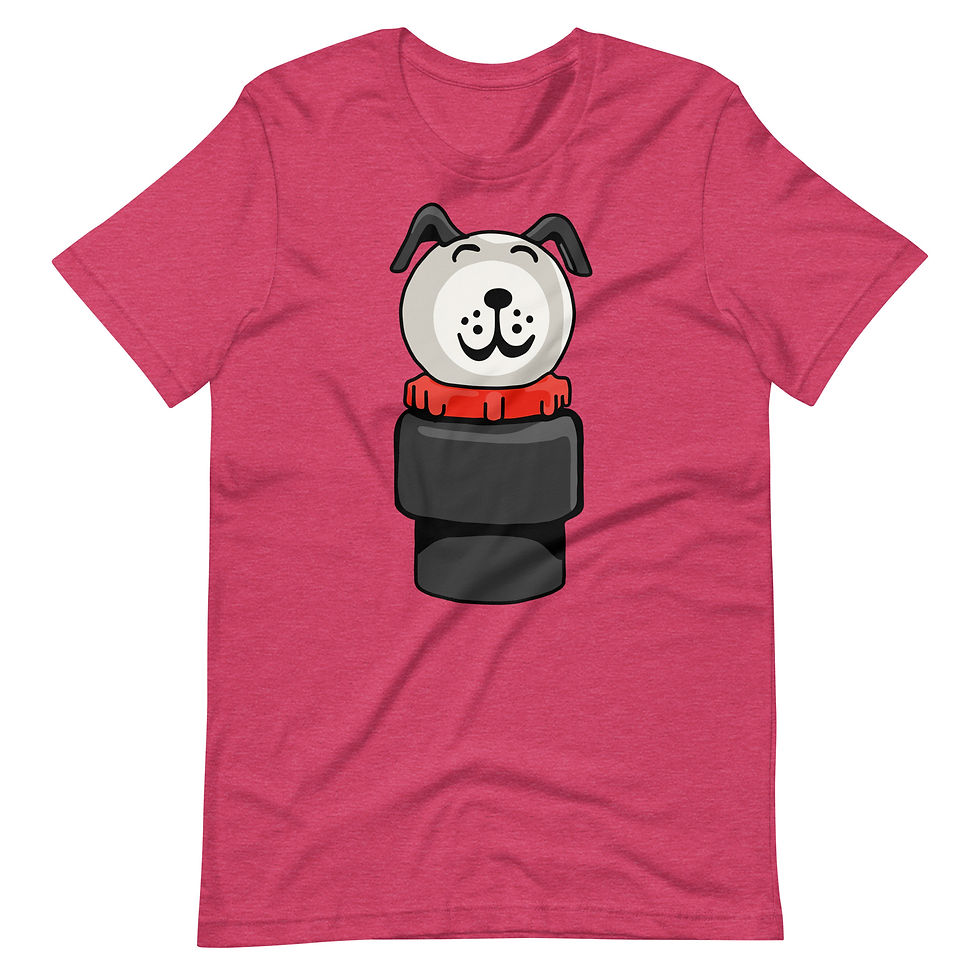 Thumbnail: Little People Family Dog Unisex t-shirt