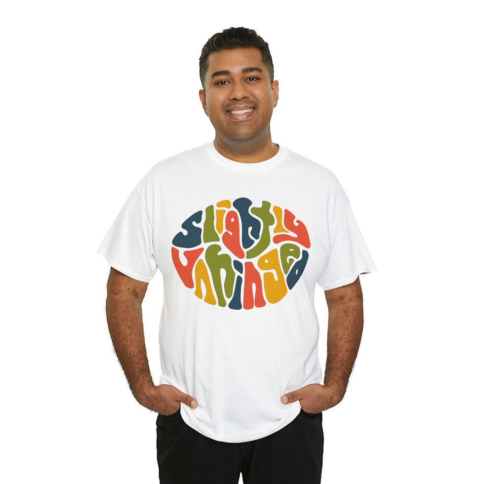 Thumbnail: Slightly Unhinged Word Art Unisex Heavy Cotton Tee