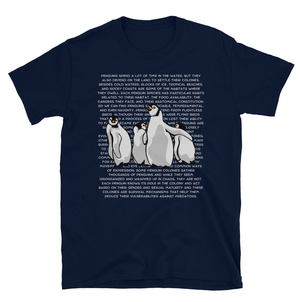 All Penguins Have Criminal Tendencies Short-Sleeve Unisex T-Shirt