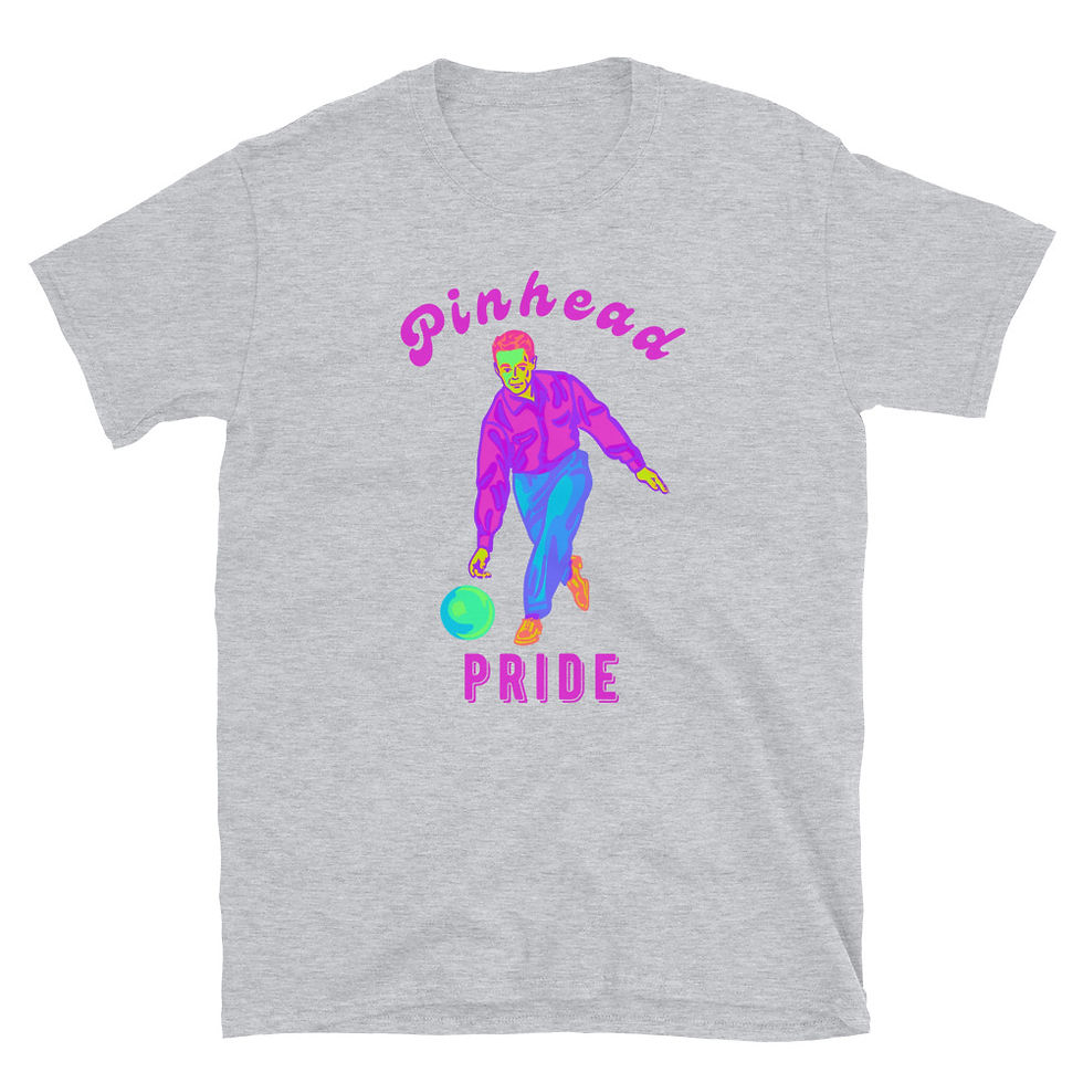 Thumbnail: Pinhead Pride Retro Bowler - Short-Sleeve Unisex T-Shirt