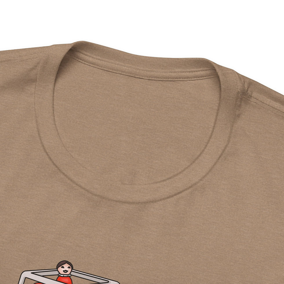 Thumbnail: Little Round People on Wheels Unisex Graphic Print T-Shirt Retro Vintage