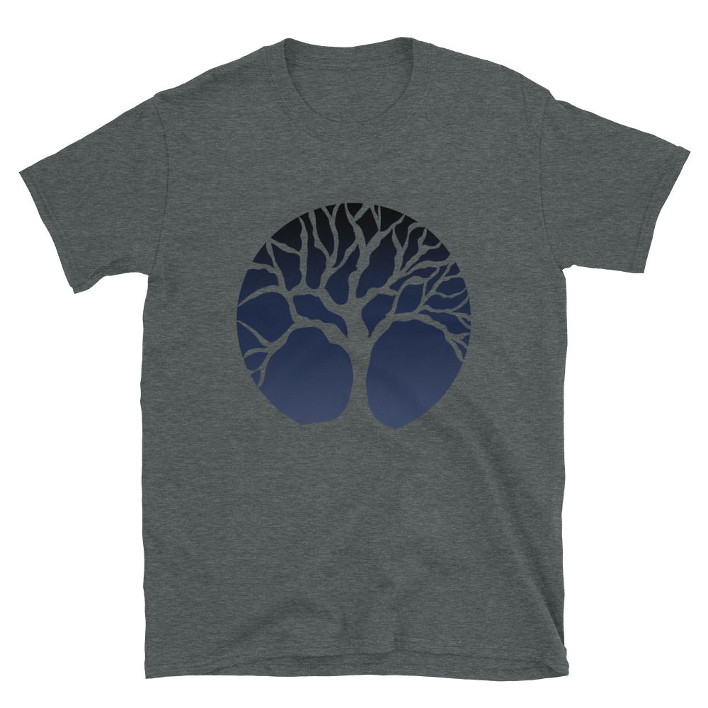 Tree of Life Negative Space - Short Sleeve Unisex T-Shirt