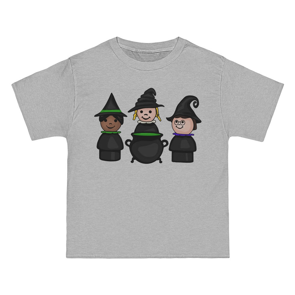 Thumbnail: Three Lovely Little Witches Beefy-T®  Short-Sleeve T-Shirt