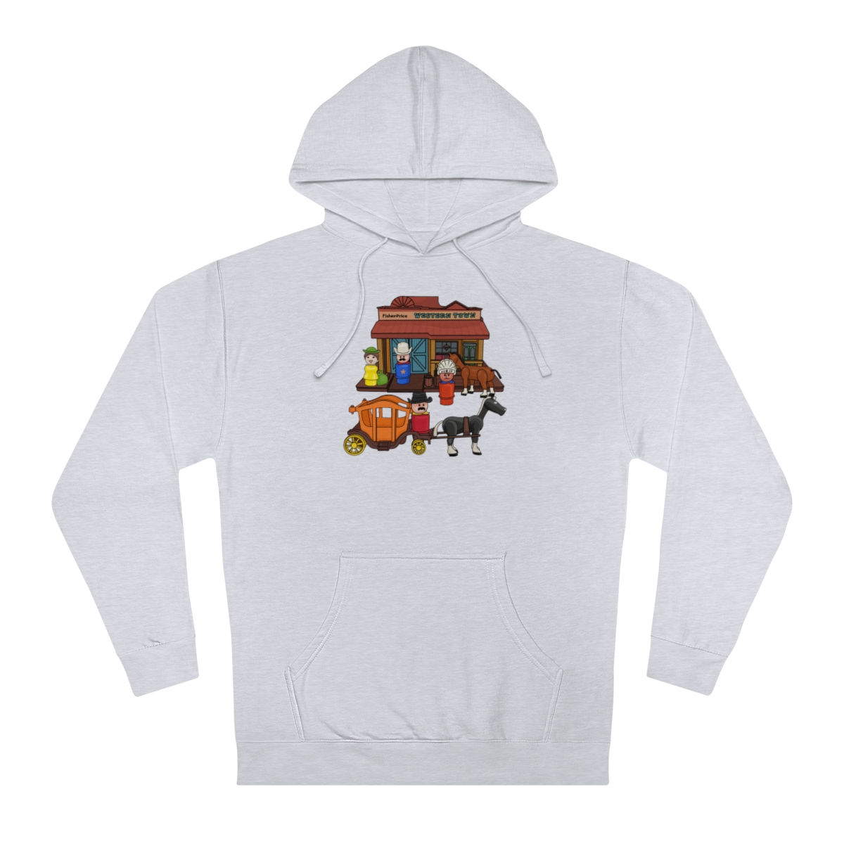 Fisher Price Little People Western Town Unisex Hooded Sweatshirt