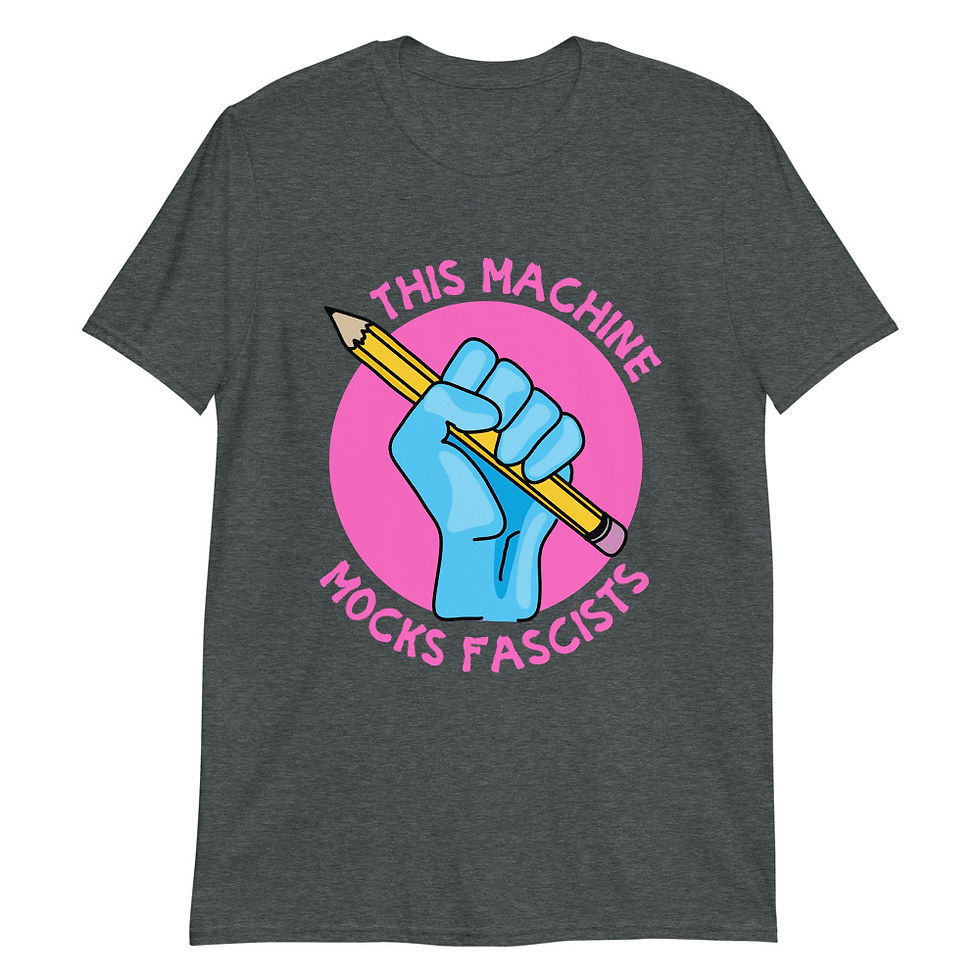 Thumbnail: This Machine Mocks Fascists Short-Sleeve Unisex T-Shirt