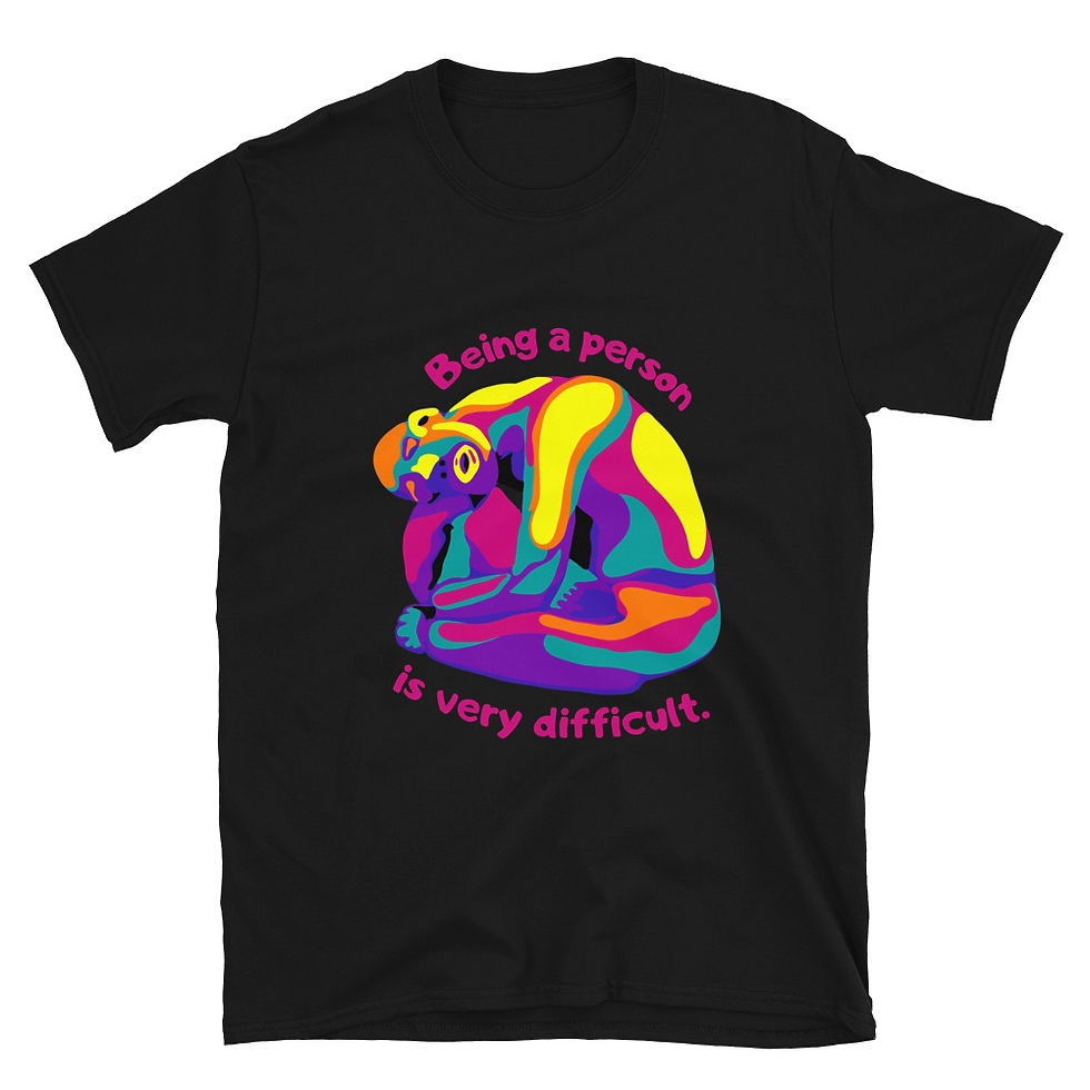 Thumbnail: Being A Person Is Very Difficult - Short-Sleeve Unisex T-Shirt