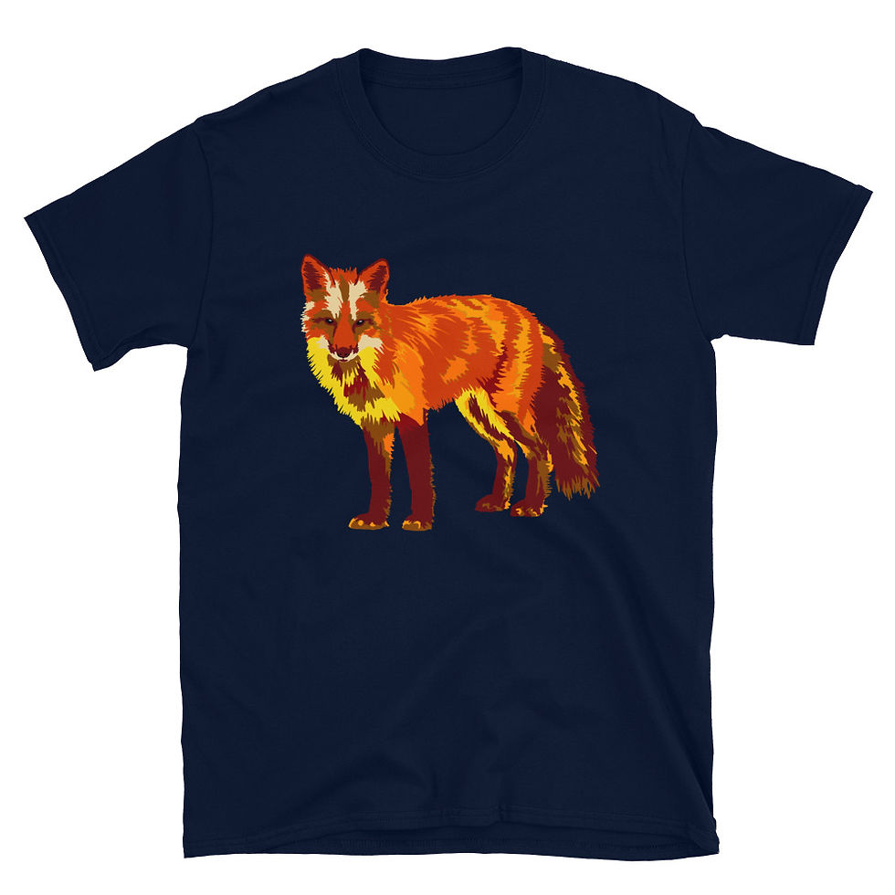 Thumbnail: Fox Portrait - Short-Sleeve Unisex T-Shirt