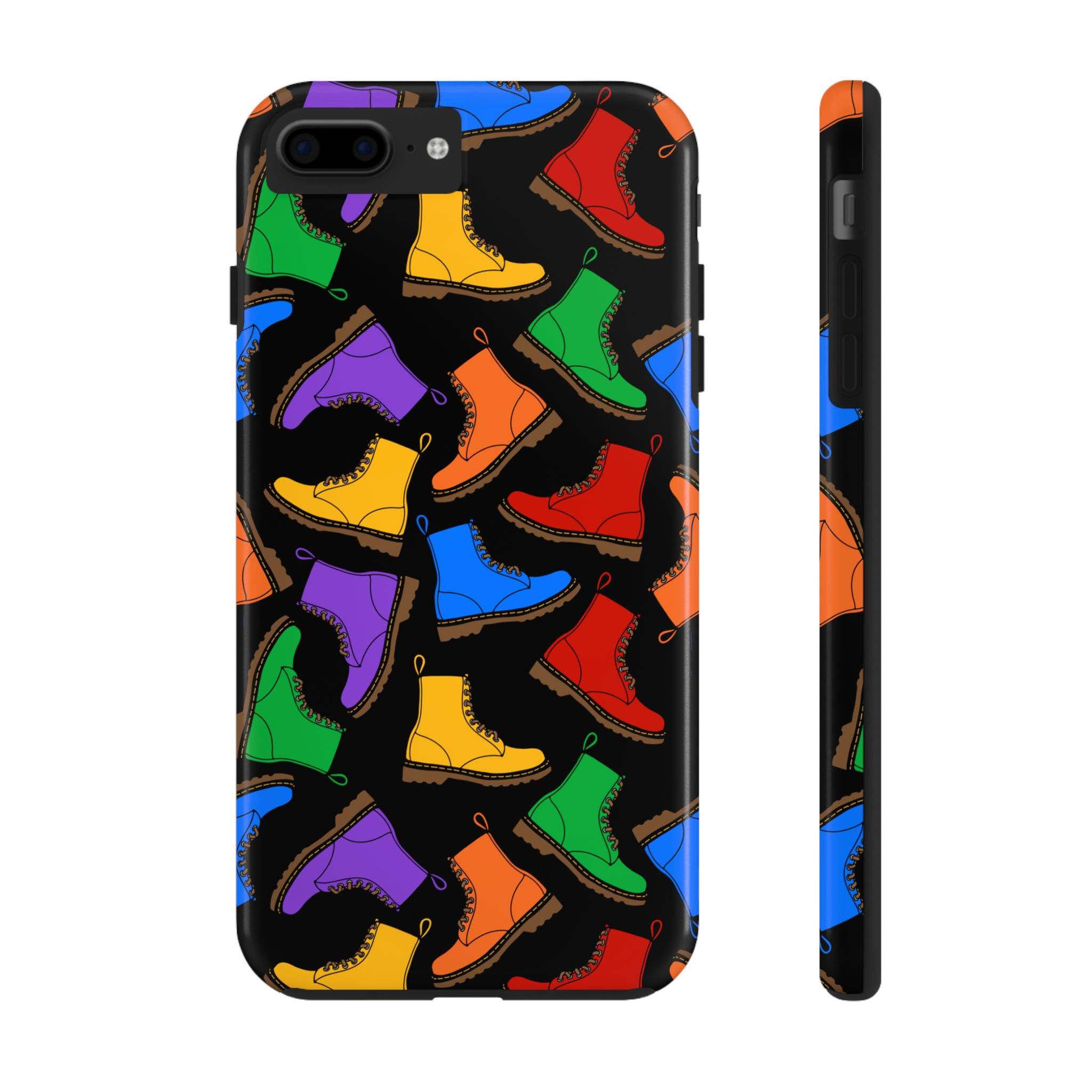 Rainbow Combat Boots All-Over Print Tough Phone Cases