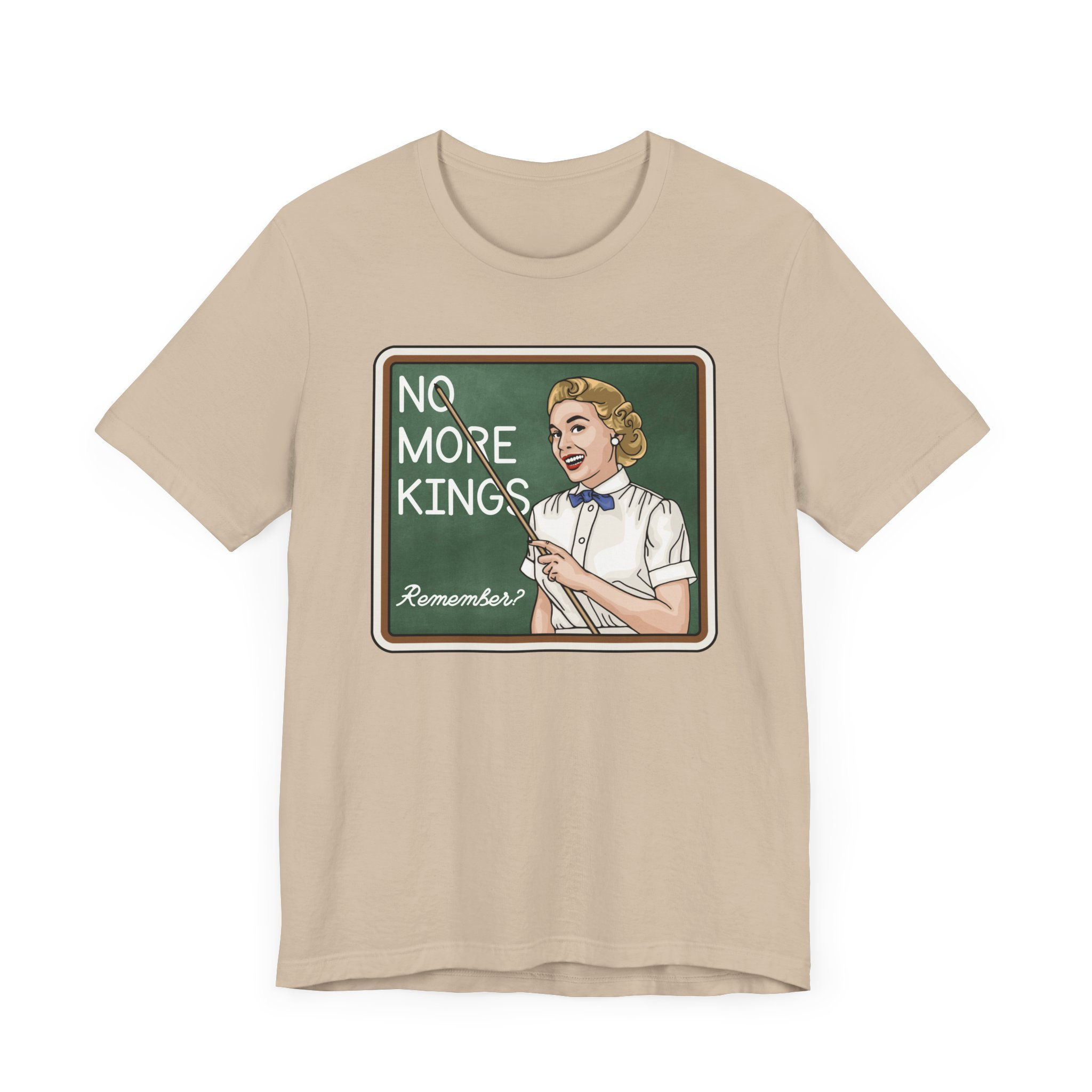 No More Kings - Remember? Unisex Graphic Print T-Shirt, Retro Vintage Vibes