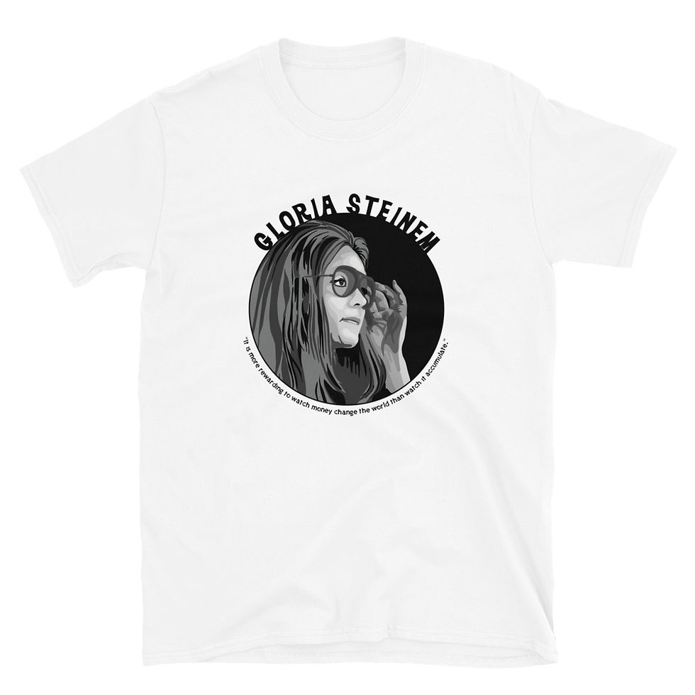 Thumbnail: Gloria Steinem Portrait and Quote - Short-Sleeve Unisex T-Shirt copy