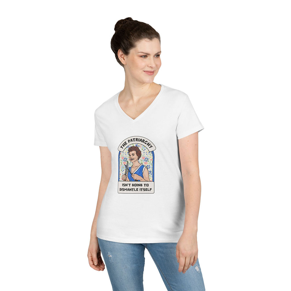 Thumbnail: 50s Housewife Graphic T-Shirt — “The Patriarchy Isn’t Going to Dismantle Itself”
