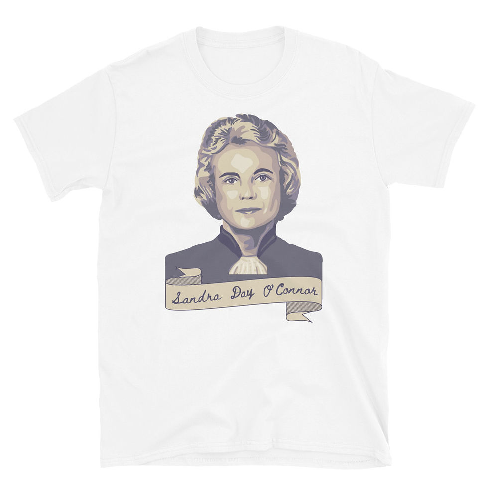 Thumbnail: Sandra Day O'Connor Portrait and Quote Short-Sleeve Unisex T-Shirt